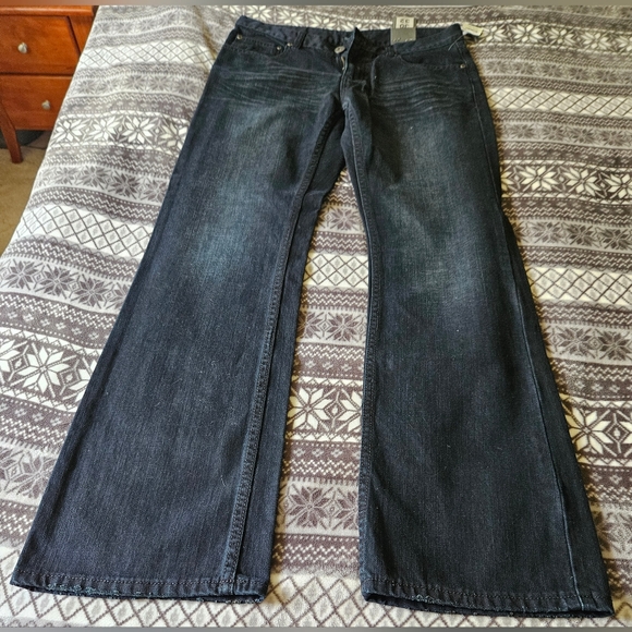 125) International Concepts men's black jeans 30 x 32 NWT - Picture 2 of 6